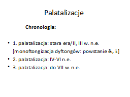 Palatalizacje 