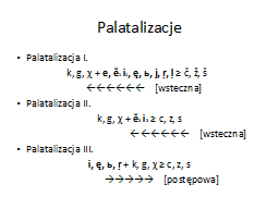 Palatalizacje